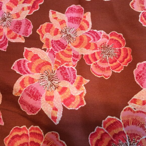 Loft Size XXL Brown Floral Top (NWT) - Picture 5 of 10